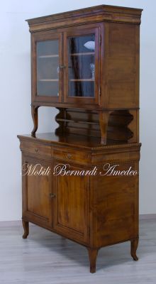 Louis Philippe style reproduction of a sideboard with solid cherry top